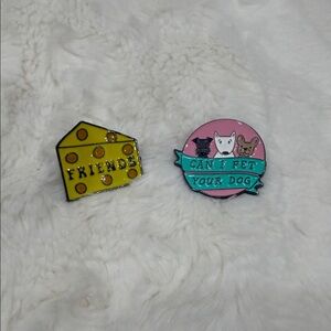Pet-Themed Enamel Pin Set